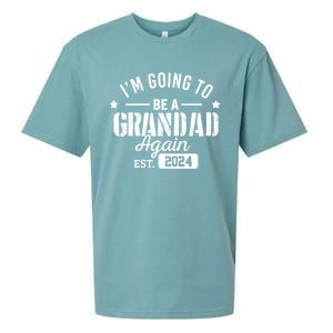 Im Going To Be A Grandad Again Est 2024 Promoted To Grandpa Meaningful Gift Sueded Cloud Jersey T-Shirt