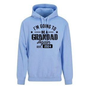 Im Going To Be A Grandad Again Est 2024 Promoted To Grandpa Meaningful Gift Unisex Surf Hoodie