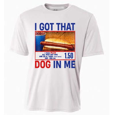 I Got That Dog In Me Funny Hotdogs Combo 4th Of July Dad Mom Cooling Performance Crew T-Shirt