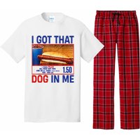 I Got That Dog In Me Funny Hotdogs Combo 4th Of July Dad Mom Pajama Set