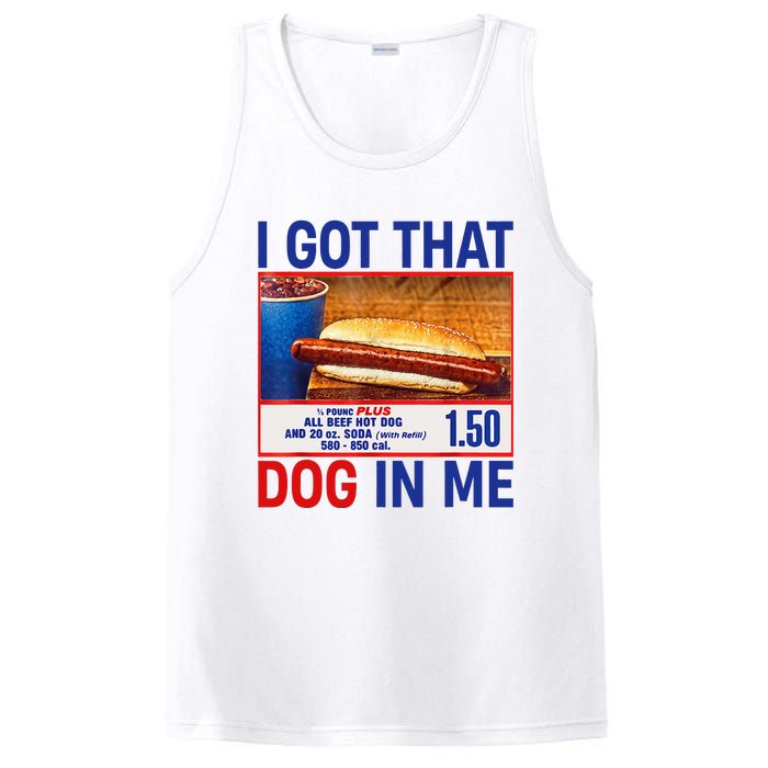 I Got That Dog In Me Funny Hotdogs Combo 4th Of July Dad Mom PosiCharge Competitor Tank