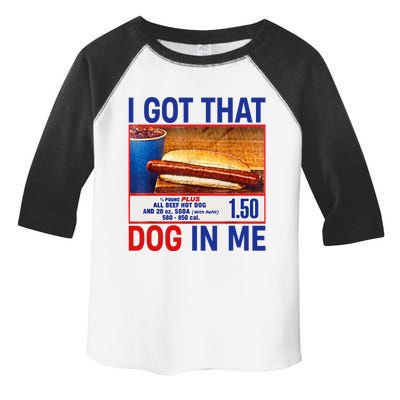 I Got That Dog In Me Funny Hotdogs Combo 4th Of July Dad Mom Toddler Fine Jersey T-Shirt