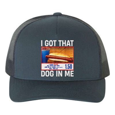 I Got That Dog In Me Funny Hotdogs Combo 4th Of July Dad Mom Yupoong Adult 5-Panel Trucker Hat