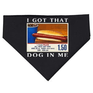 I Got That Dog In Me Funny Hot Dogs Combo USA-Made Doggie Bandana