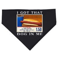 I Got That Dog In Me Funny Hot Dogs Combo USA-Made Doggie Bandana