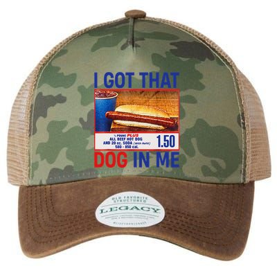 I Got That Dog In Me Funny Hotdogs Combo 4th Of July Dad Mom Legacy Tie Dye Trucker Hat