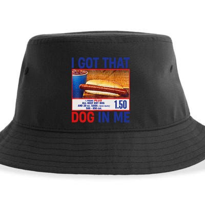 I Got That Dog In Me Funny Hotdogs Combo 4th Of July Dad Mom Sustainable Bucket Hat