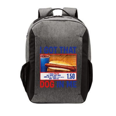 I Got That Dog In Me Funny Hotdogs Combo 4th Of July Dad Mom Vector Backpack