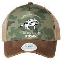 I Got Two Wolves Inside Of Me And They Won’t Stop Fckin Legacy Tie Dye Trucker Hat
