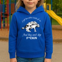 I Got Two Wolves Inside Of Me And They Won’t Stop Fckin Kids Hoodie