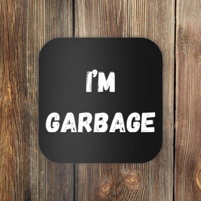 IM Garbage Trump 2024 Trump Supporter Garbage Coaster