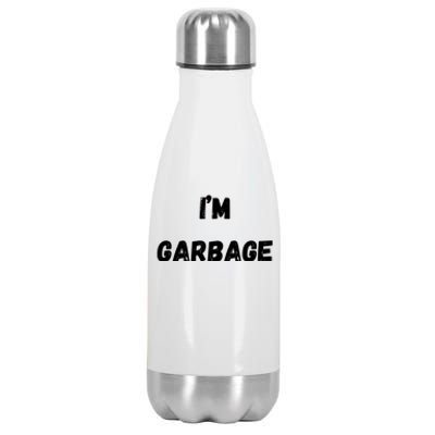 IM Garbage Trump 2024 Trump Supporter Garbage Stainless Steel Insulated Water Bottle