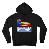 I Got That Dog In Me Funny Retro Vintage Sports Meme Hotdog Hoodie