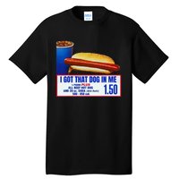 I Got That Dog In Me Funny Retro Vintage Sports Meme Hotdog Tall T-Shirt