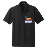 I Got That Dog In Me Funny Retro Vintage Sports Meme Hotdog Dry Zone Grid Polo