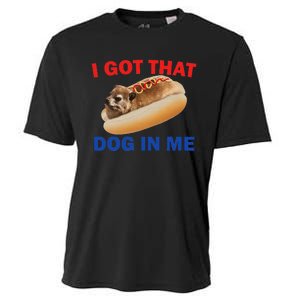 I Got That Dog In Me Funny Hyrax Dank Memes Cooling Performance Crew T-Shirt