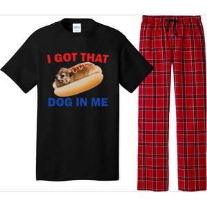 I Got That Dog In Me Funny Hyrax Dank Memes Pajama Set