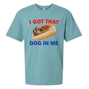 I Got That Dog In Me Funny Hyrax Dank Memes Sueded Cloud Jersey T-Shirt