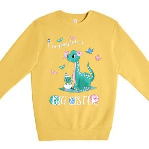 IM Going To Be A Big Sister 2024 Announcing Pregnancy Premium Crewneck Sweatshirt