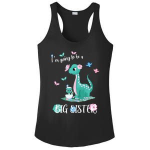 IM Going To Be A Big Sister 2024 Announcing Pregnancy Ladies PosiCharge Competitor Racerback Tank