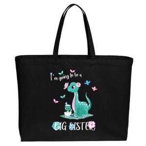 IM Going To Be A Big Sister 2024 Announcing Pregnancy Cotton Canvas Jumbo Tote