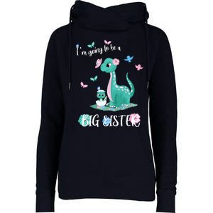 IM Going To Be A Big Sister 2024 Announcing Pregnancy Womens Funnel Neck Pullover Hood