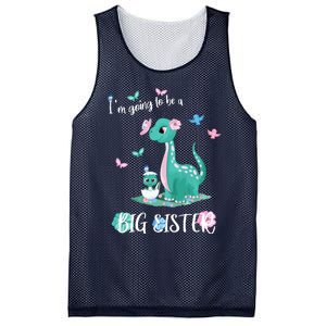 IM Going To Be A Big Sister 2024 Announcing Pregnancy Mesh Reversible Basketball Jersey Tank