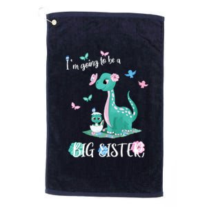 IM Going To Be A Big Sister 2024 Announcing Pregnancy Platinum Collection Golf Towel