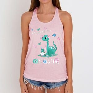 IM Going To Be A Big Sister 2024 Announcing Pregnancy Women's Knotted Racerback Tank