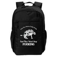I Got Two Wolves Inside Of Me And They Wont Stop Fuckin Backpack