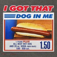 I Got That Dog In Me Funny Hotdog Meme Cotton Canvas Backpack