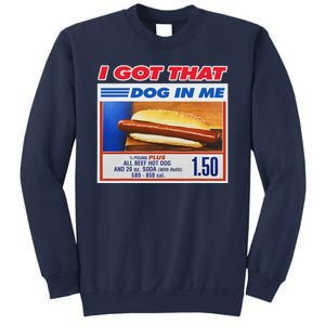 I Got That Dog In Me Funny Hotdog Meme Sweatshirt