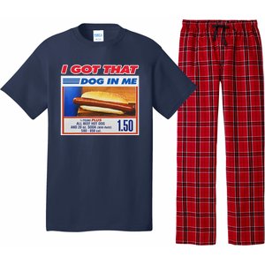 I Got That Dog In Me Funny Hotdog Meme Pajama Set