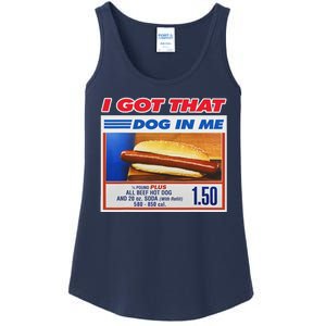 I Got That Dog In Me Funny Hotdog Meme Ladies Essential Tank