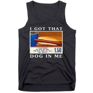 I Got That Dog In Me Funny Hot Dogs Combo Tank Top