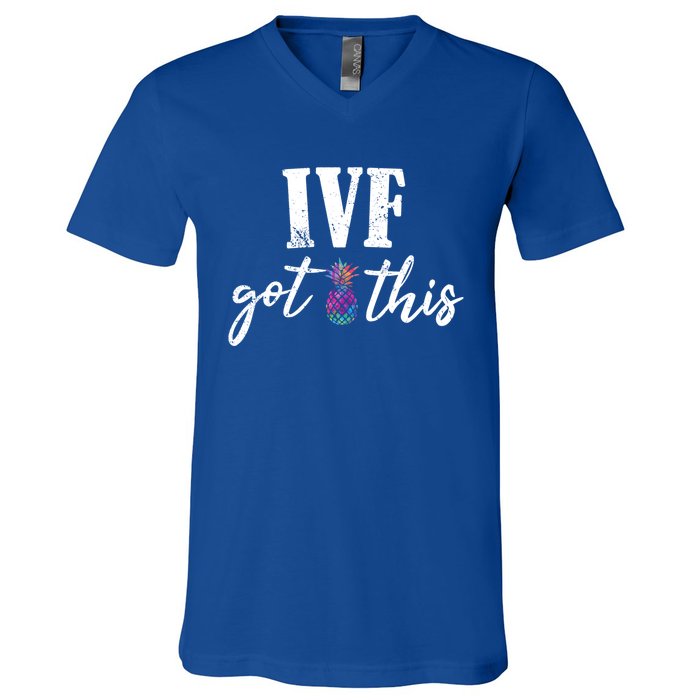 Ive Got This Ive Got This Ivf Pun Infertility Awareness Gift V-Neck T-Shirt