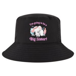 I Going To Be A Big Sister Elephant Daughter Announcement Cool Comfort Performance Bucket Hat