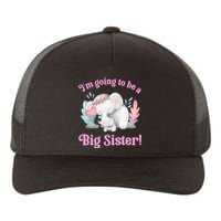 I Going To Be A Big Sister Elephant Daughter Announcement Yupoong Adult 5-Panel Trucker Hat