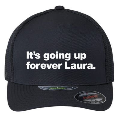 ItS Going Up Forever Laura Bitcoin Saylor Flexfit Unipanel Trucker Cap
