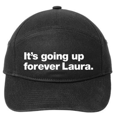ItS Going Up Forever Laura Bitcoin Saylor 7-Panel Snapback Hat