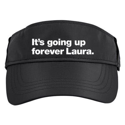 ItS Going Up Forever Laura Bitcoin Saylor Adult Drive Performance Visor