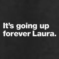 ItS Going Up Forever Laura Bitcoin Saylor Quote Design Tumbler