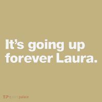 ItS Going Up Forever Laura Bitcoin Saylor Quote Design Performance Shirt