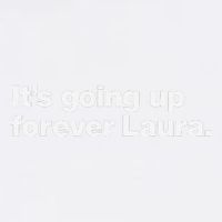 ItS Going Up Forever Laura Bitcoin Saylor Quote Design Garment-Dyed Sweatshirt