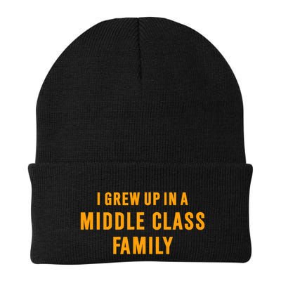 I Grew Up In A Middle Class Family Knit Cap Winter Beanie