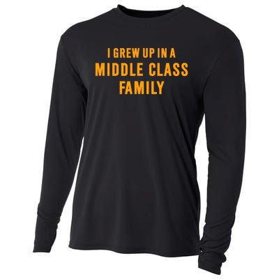 I Grew Up In A Middle Class Family Cooling Performance Long Sleeve Crew