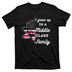 I Grew Up In A Middle Classe Family Proud Kamala Harris T-Shirt