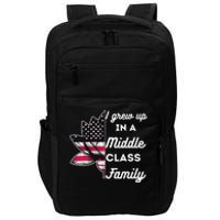 I Grew Up In A Middle Classe Family Proud Kamala Harris Impact Tech Backpack