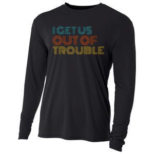 I Get Us Into Out Of Trouble Set Matching Couples Cooling Performance Long Sleeve Crew