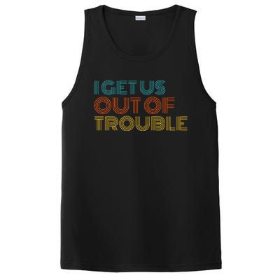 I Get Us Into Out Of Trouble Set Matching Couples PosiCharge Competitor Tank